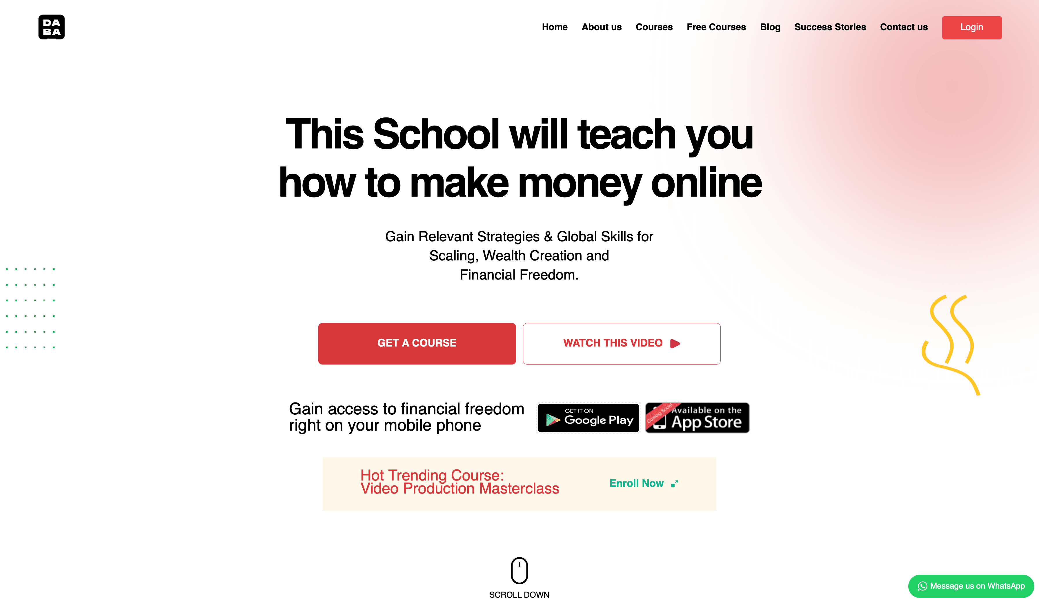 Daba School - Tech Education Platform